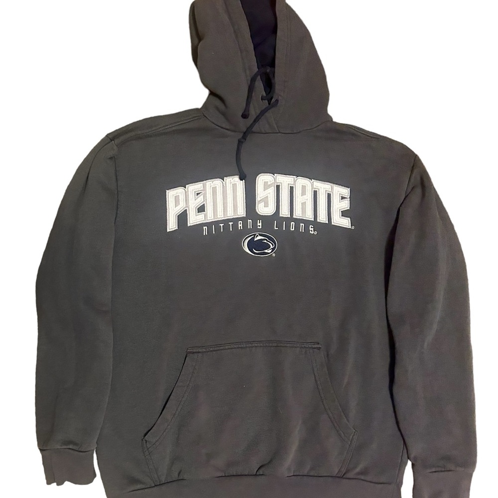 Penn State Nittany Lions grey and white hoodie #PennState #NittanyLions